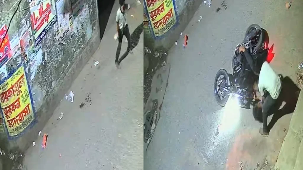 যুবককে ইট মেরে মোটরসাইকেল ছিনতাইয়ের চেষ্টা