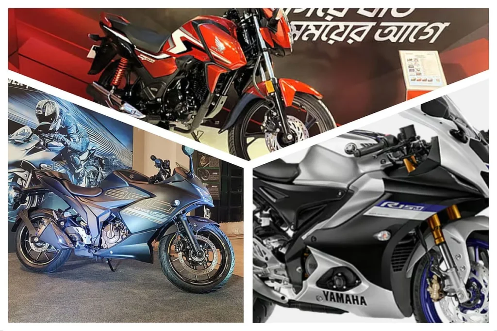 বিক্রির শীর্ষে জাপানি ব্র্যান্ডের মোটরসাইকেল