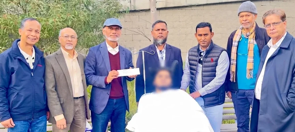 সিডনিতে দুর্ঘটনায় আহত শিক্ষার্থীকে সহায়তা দিলেন স্থানীয় প্রবাসীরা